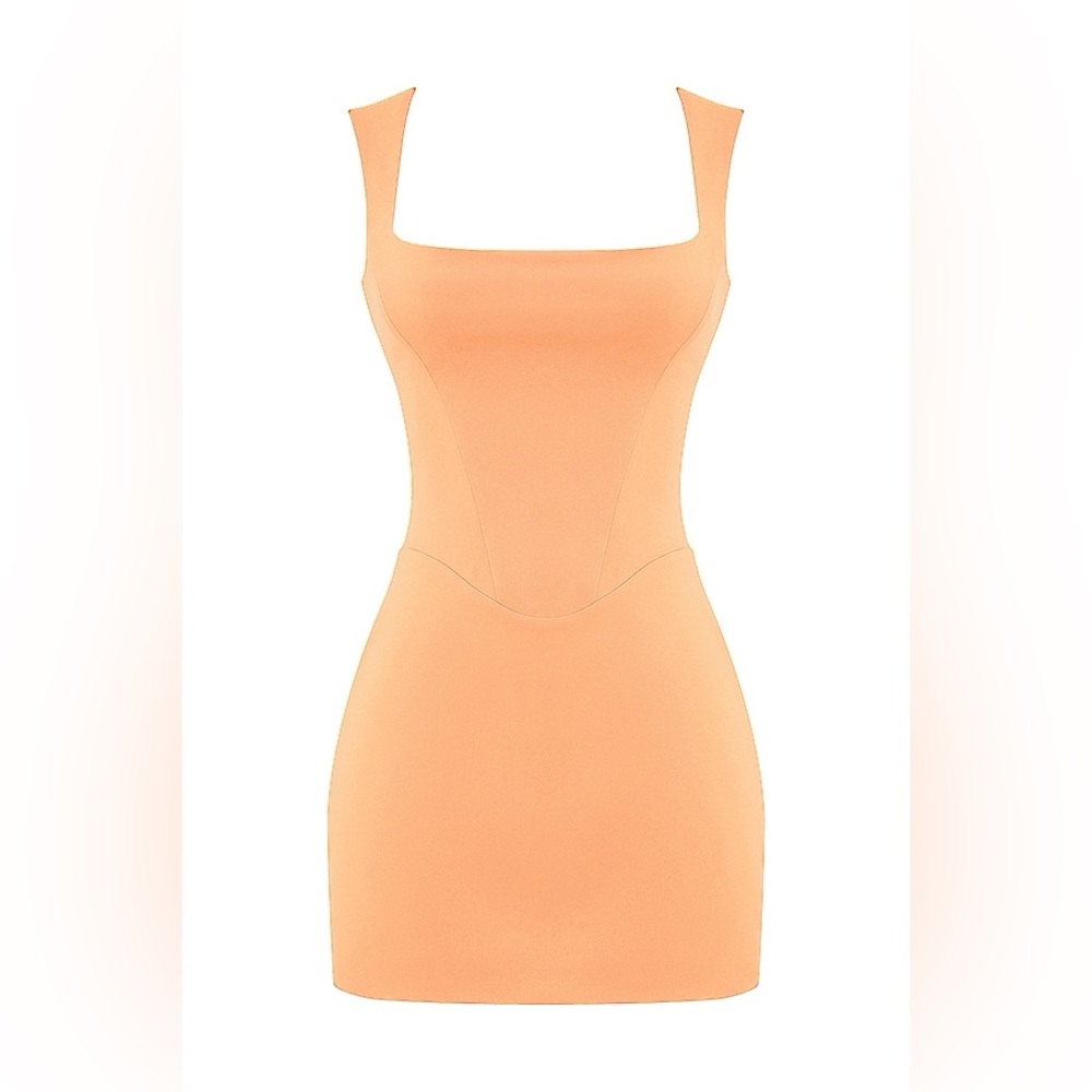 HOUSE OF CB ENYA APRICOT CORSET MINI DRESS, Size Small, $225 - Picture 14 of 17